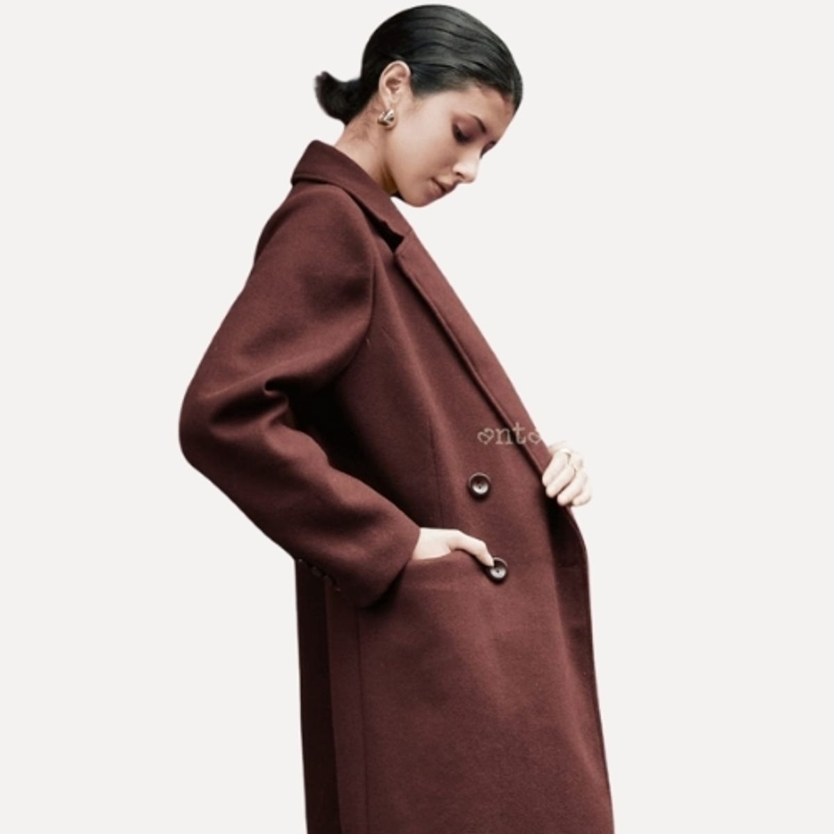 ANTAR - SACO PAÑO MUJER  MANGA LARGA