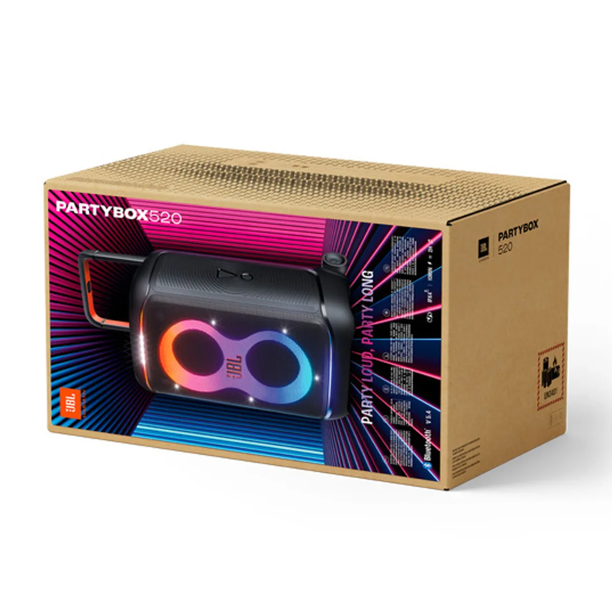 JBL - JBL PARTY BOX 520 PARLANTE BLUETOOH AURACST 400 W