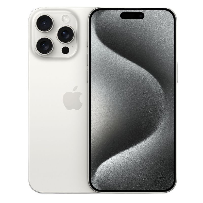 APPLE - iPhone 15 Pro eSIM 256GB 6GB Blanco-Titanio - OPEN BOX
