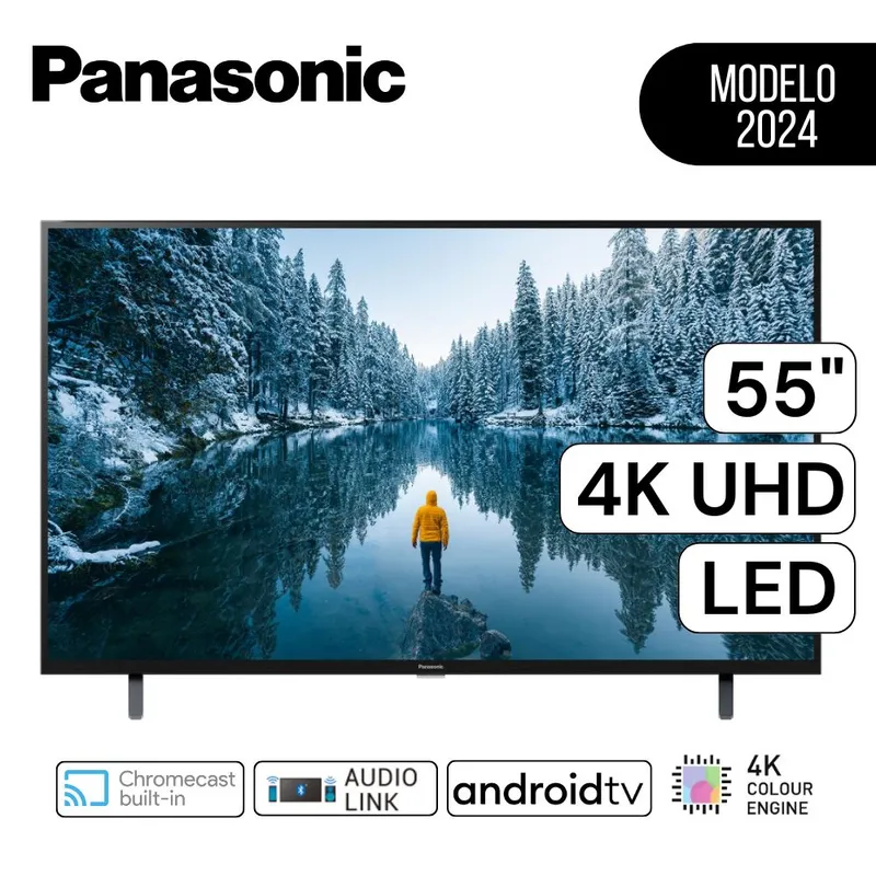 PANASONIC - Televisor Panasonic Smart  55"  Pulg. 4K UHD LED TC-55MX700P- Negro