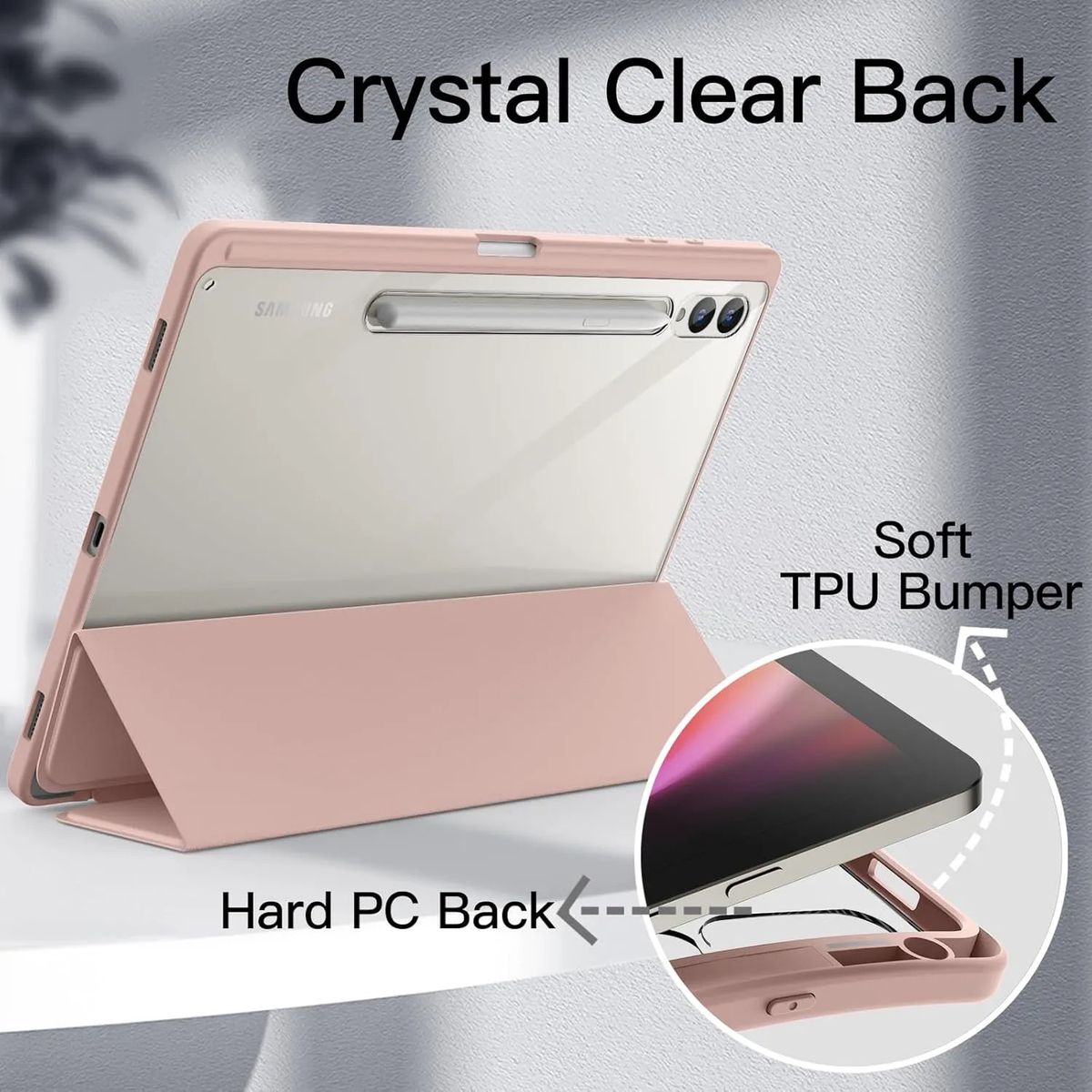 GENERICO - Funda para Samsung Galaxy Tab S7 FES7PLUSS8PLUSS9PLUS