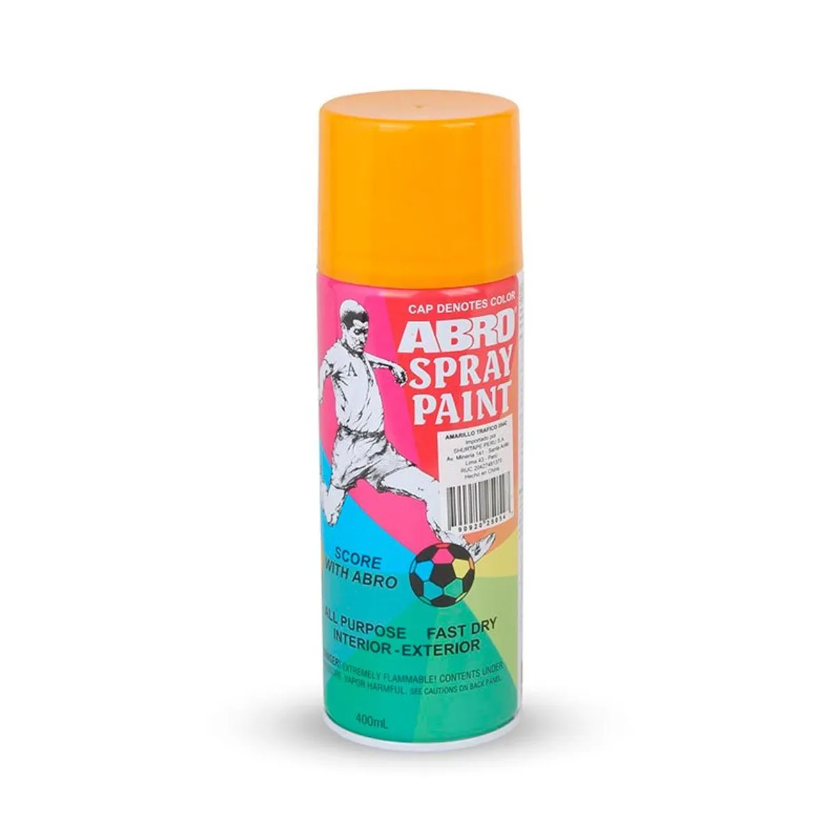 ABRO - PINTURA EN SPRAY AMARILLO CATERPILAR COD 055-C ABRO