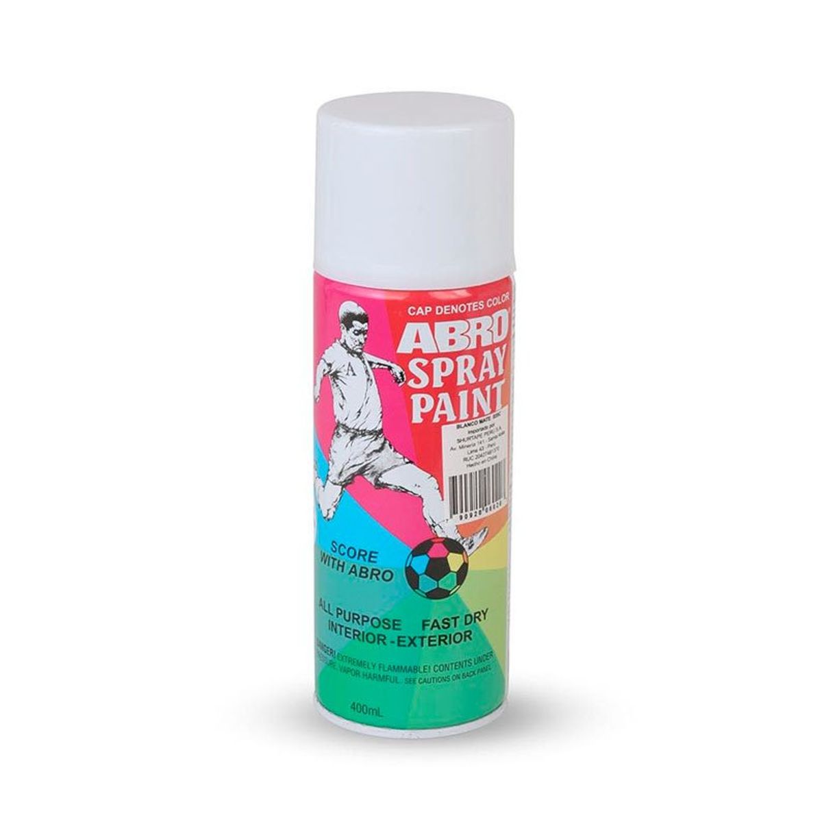 ABRO - PINTURA EN SPRAY BLANCO MATE COD 020-C  ABRO