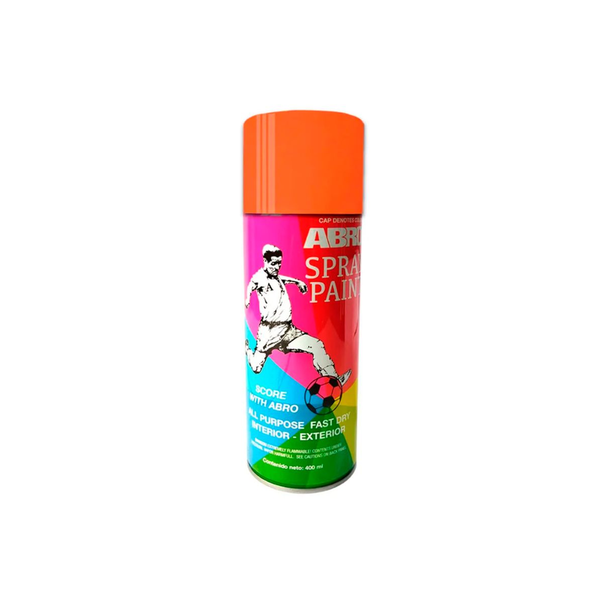 ABRO - PINTURA EN SPRAY FLUORESCENTE NARANJA COD 102-C ABRO