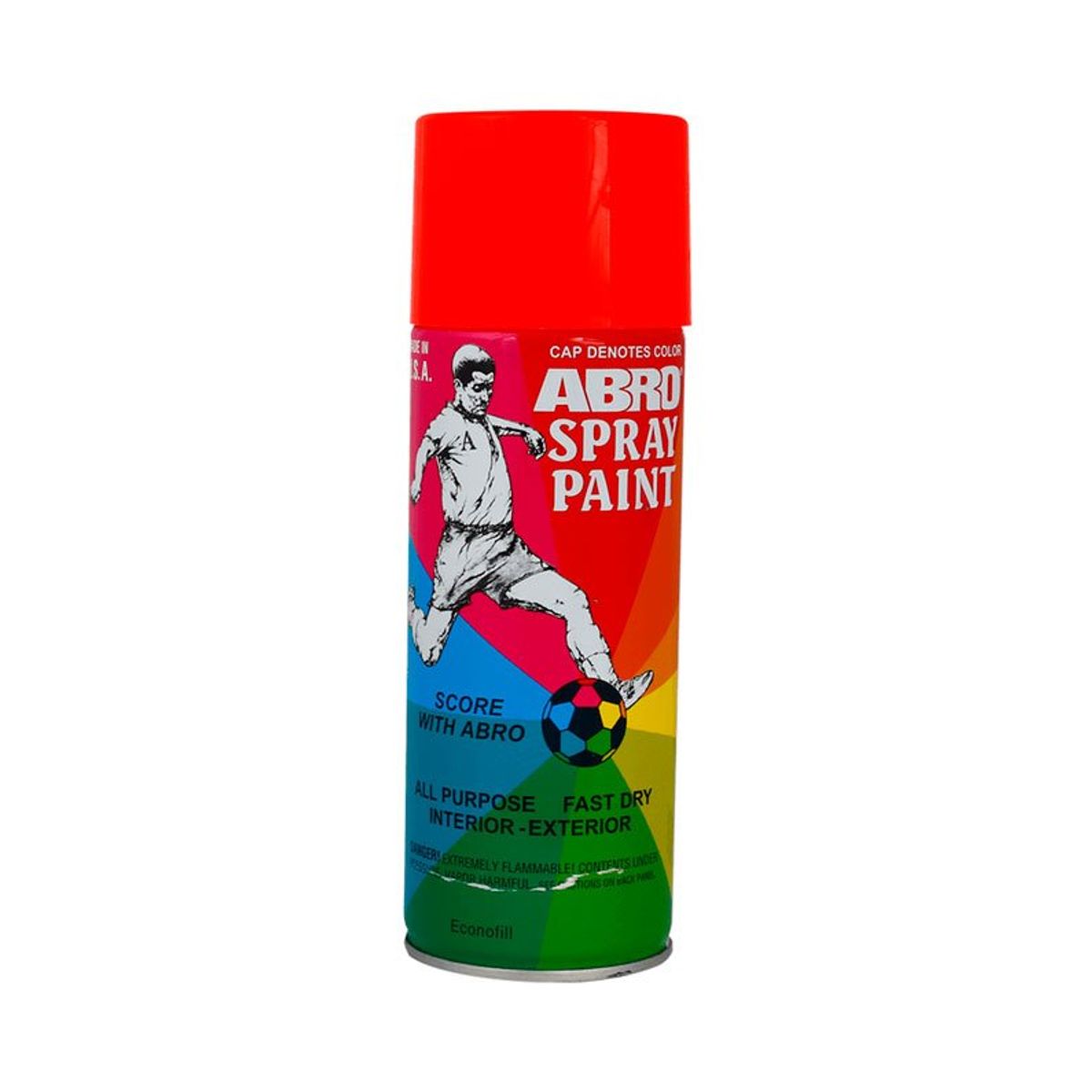 ABRO - PINTURA EN SPRAY FLUORESCENTE ROJO COD 103-C ABRO