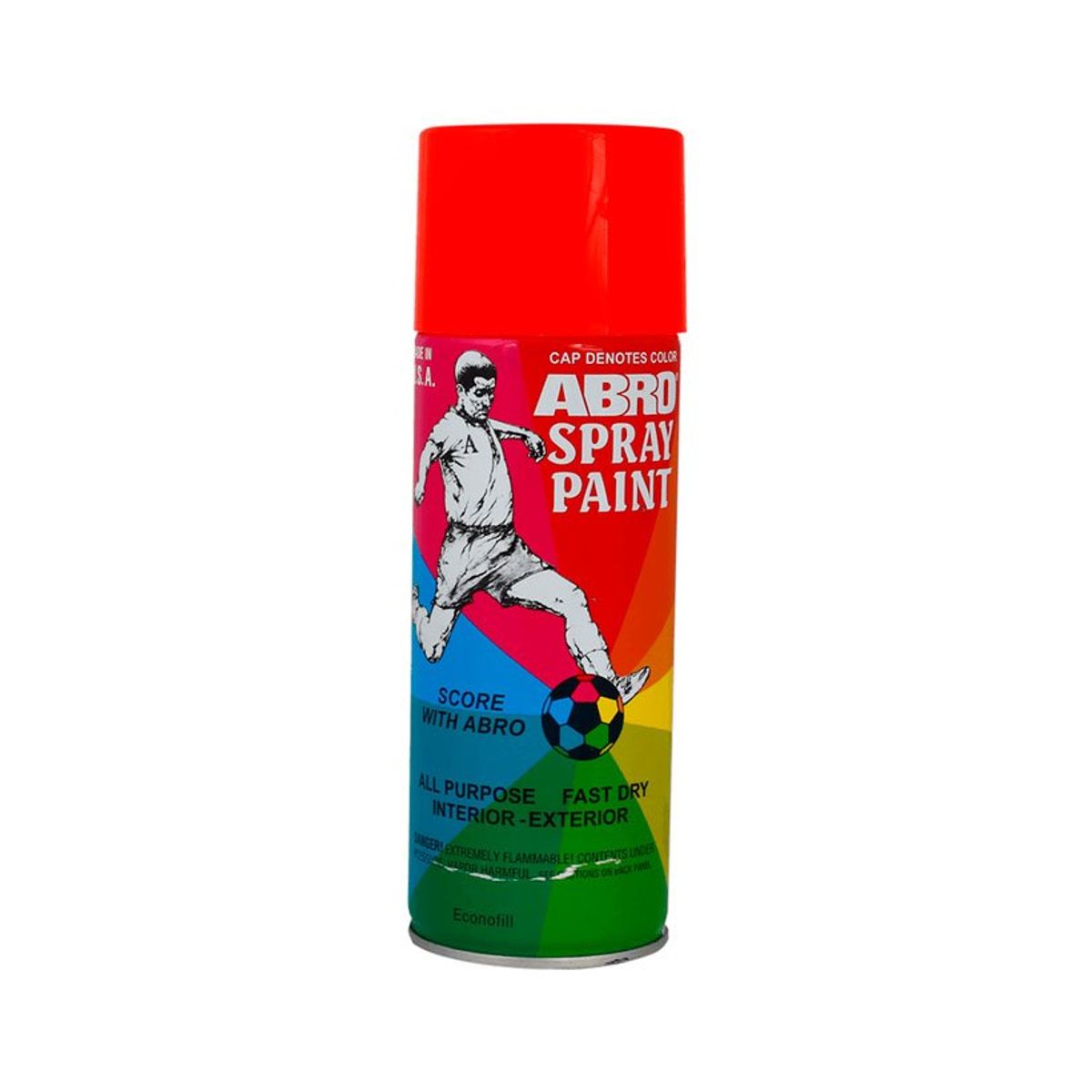ABRO - PINTURA EN SPRAY FLUORESCENTE ROJO COD 103-C ABRO