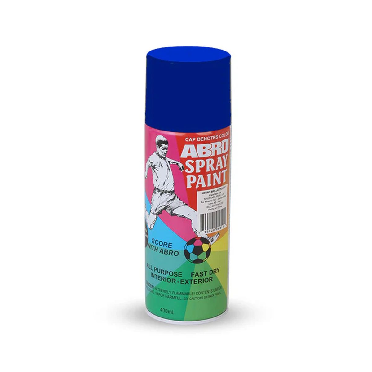 ABRO - PINTURA EN SPRAY FLUORESCENTE AZUL COD 105-C ABRO