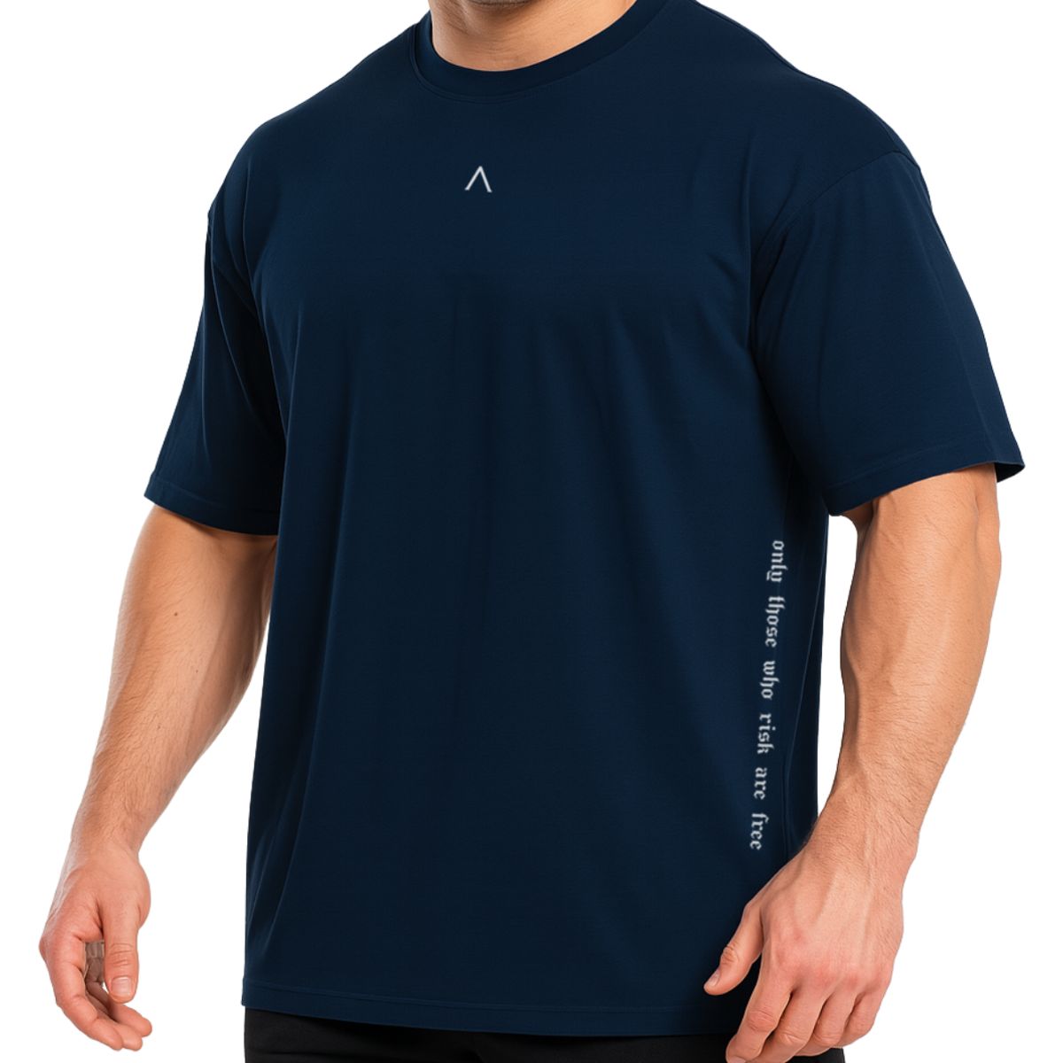 ALPHA FIT - Polo Oversize Algodon - Polo deportivo Gym - Ropa de deporte Alpha