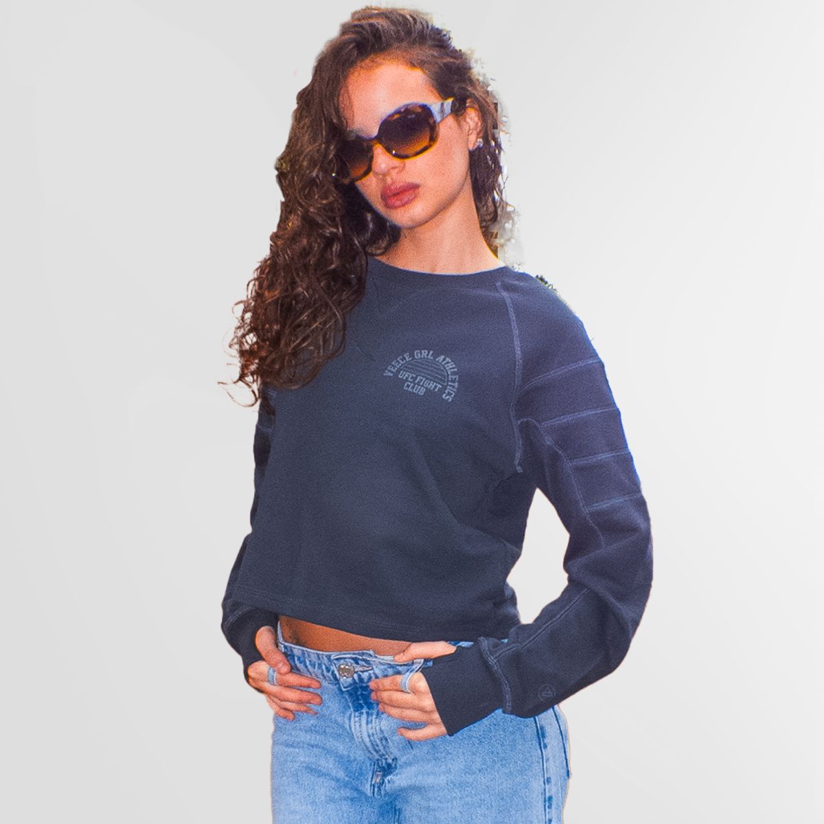 VEECE - Polera Algodón Veece Mujer UFC Fight Club Crew