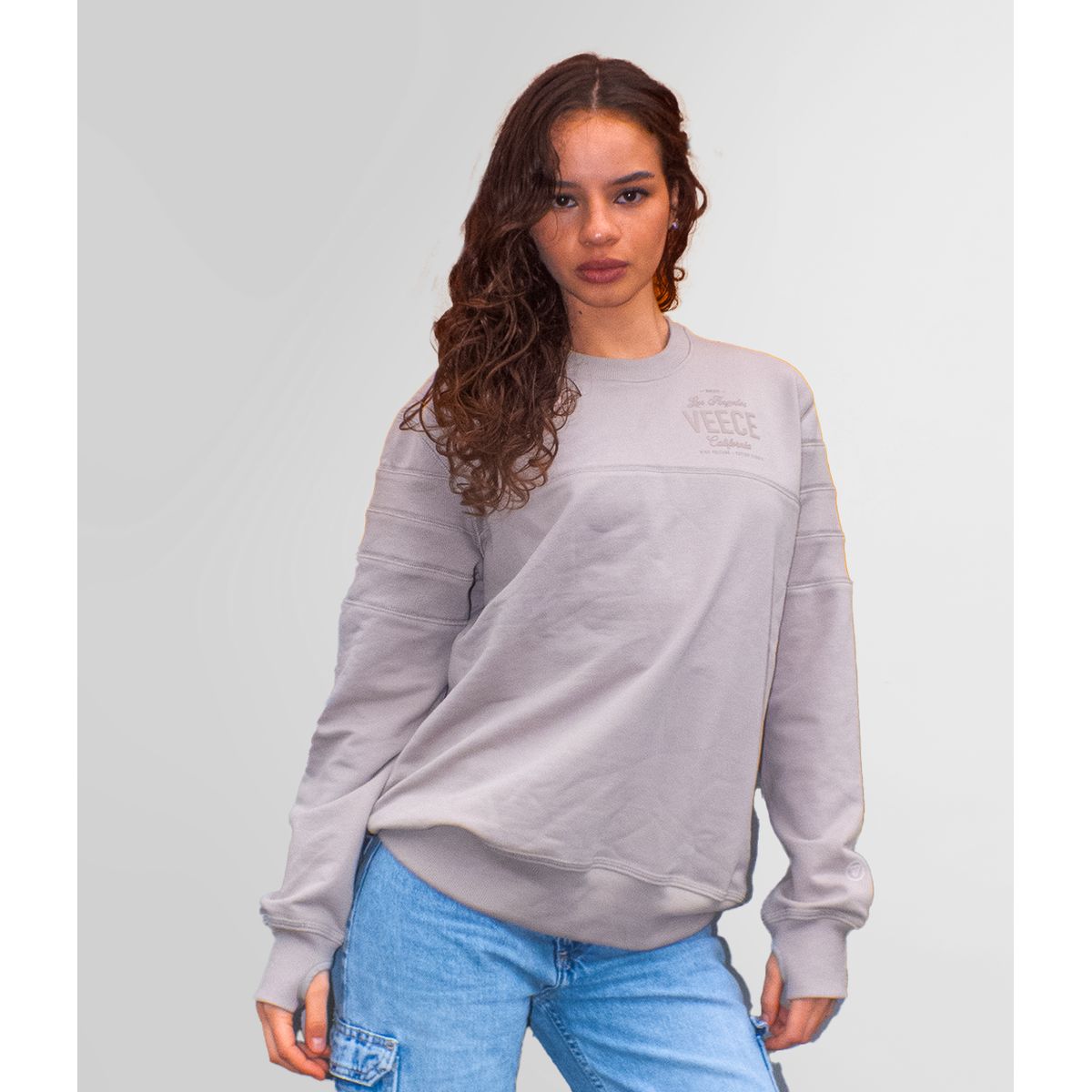 VEECE - Polera Algodón Veece Mujer Los Angeles Veece Crew