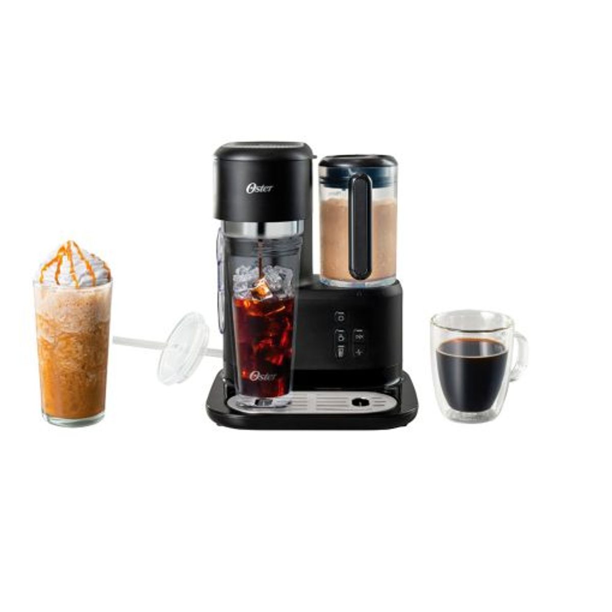 OSTER - Cafetera Frappé 3en1 Oster Café helado granizado y caliente BVSTDC03B