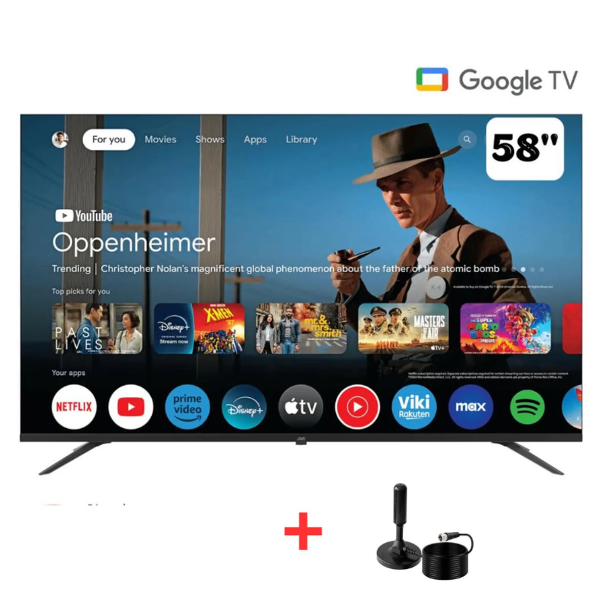 GENERICO - TELEVISOR JVC 58 TELEVISOR JVC 58 LT-58KM548 + Antena Digital