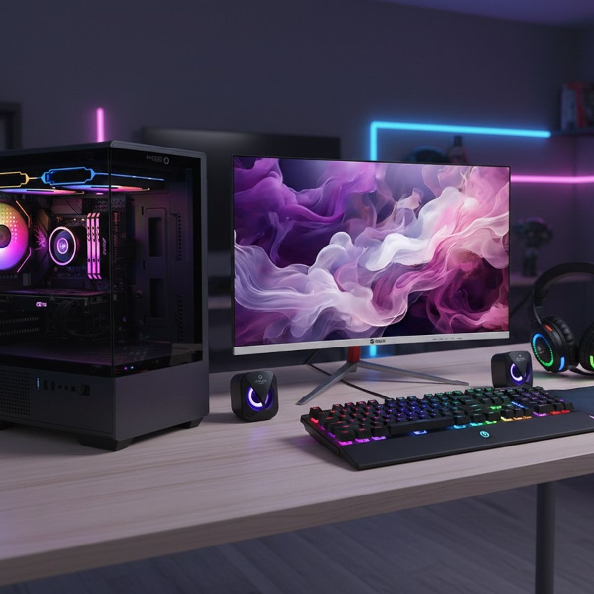 INTEL - Computadora Pc Intel Core I7 4770 Monitor 24 FHD CURVO RAM 16GB SSD 500GB