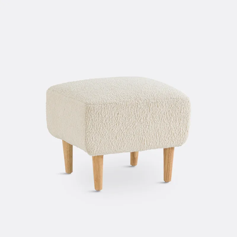 NACIONAL - Reposapiés Puff Moderno De 4 Patas - Edmur