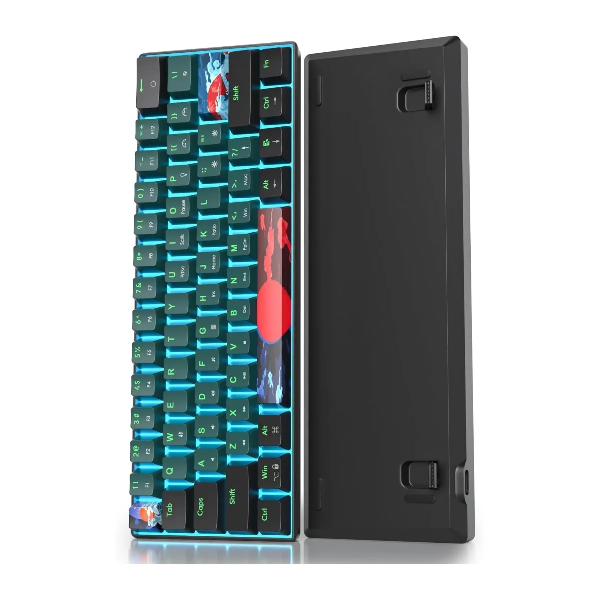GENERICO - Teclado Mecanico Mini Portable Gamer 60% SURMEN GS61