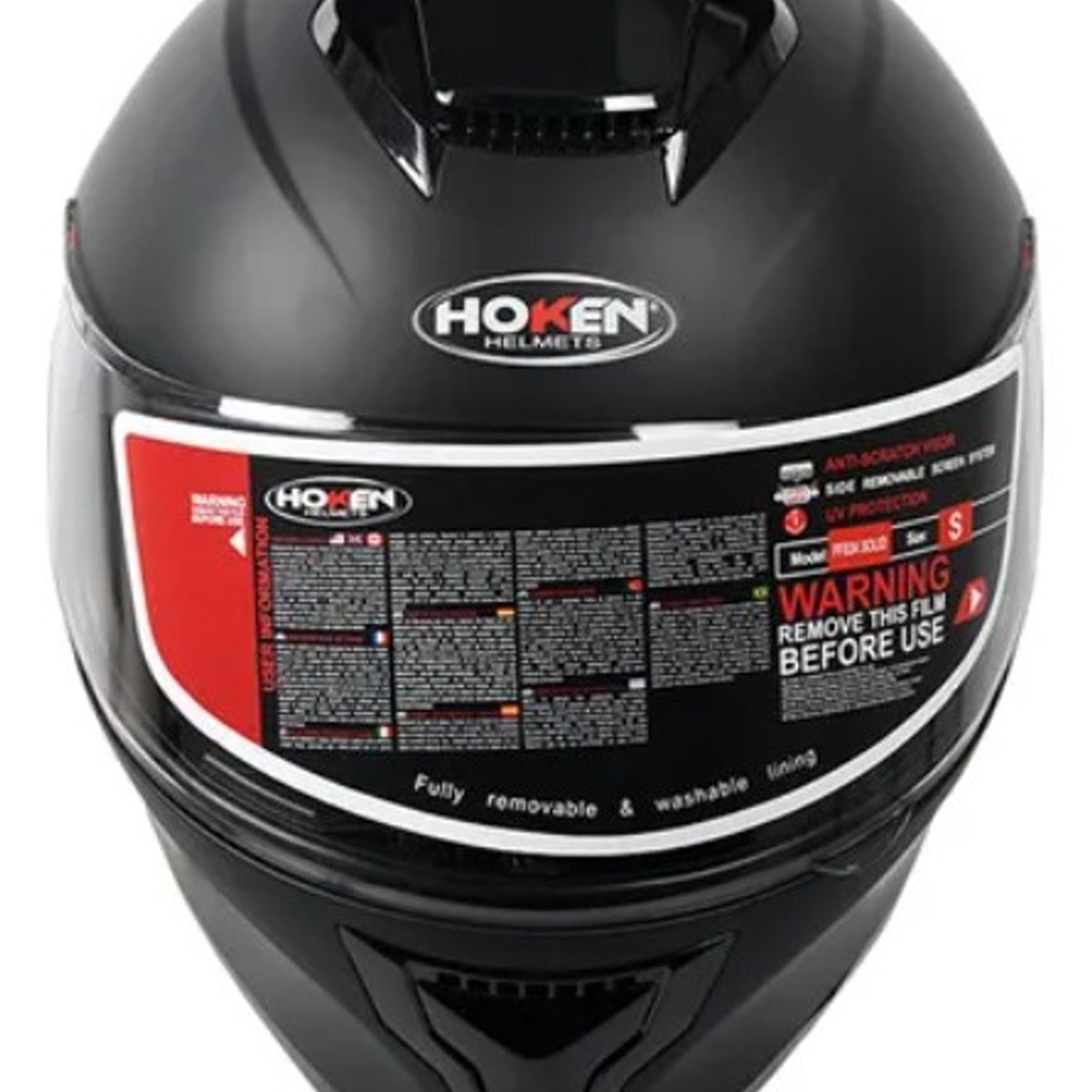 CES - CASCO MOTO HOKEN FF834 NEGRO DOT URBANO