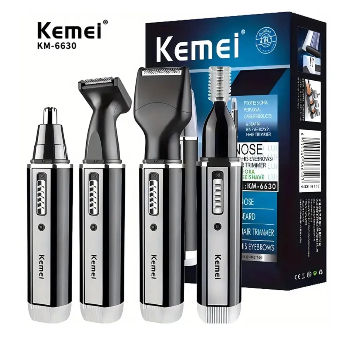 KEMEI - Afeitador Cortador Razurador Kemei - KM6630 - 4 en 1