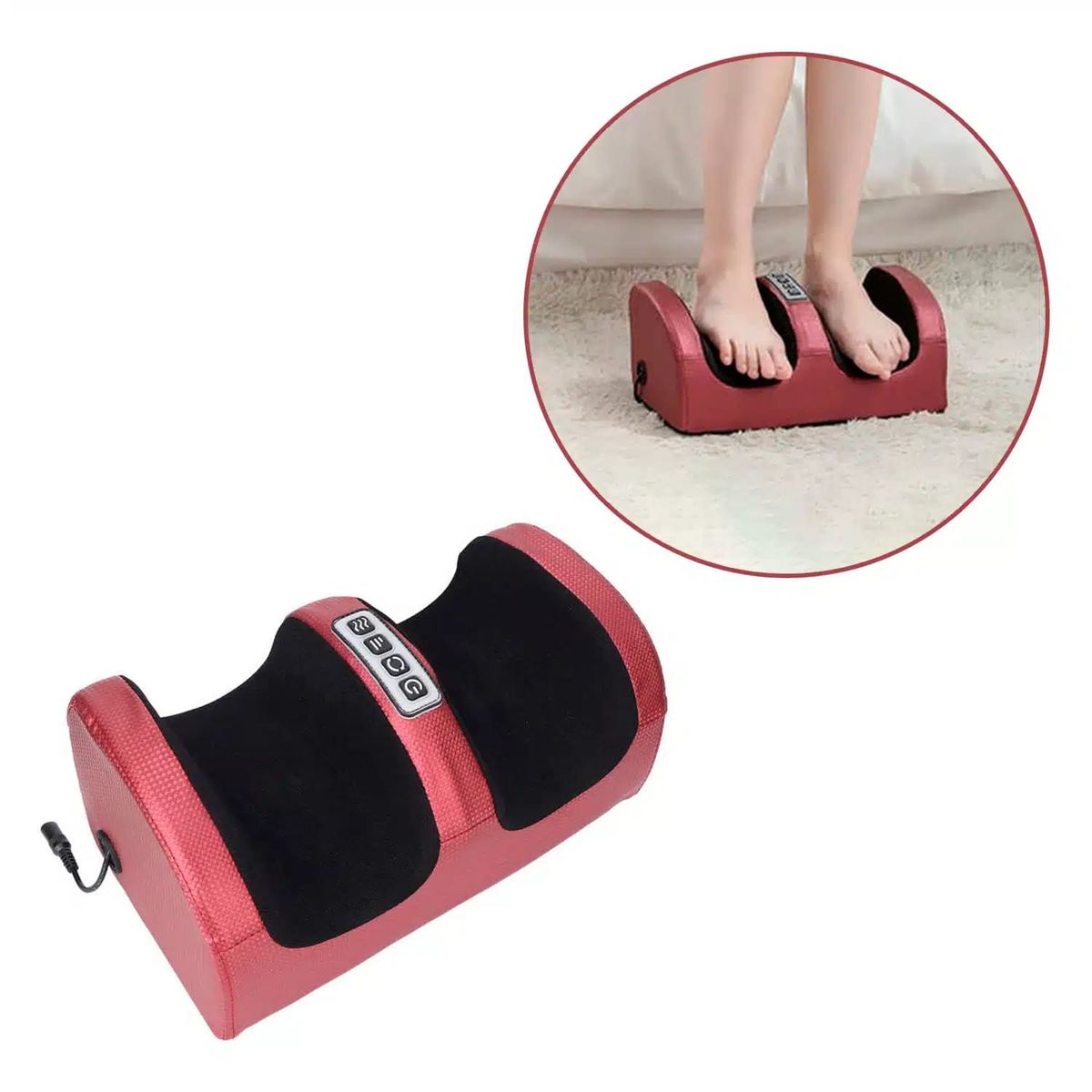 GENERICO - Masajeador Eléctrico para Pies y Piernas con Infrarrojo