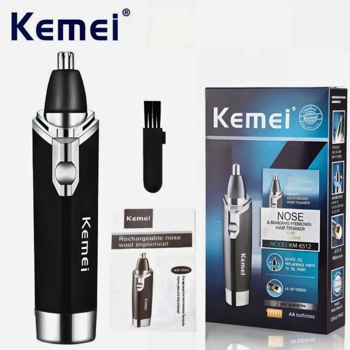 KEMEI - Afeitador Cortador Razurador Kemei - KM6512 - 3 en 1