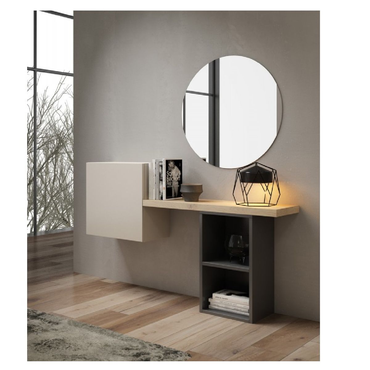 TU MESITA - Recibidor Formas Geométricas Paracas Multicolor 1 puerta TU MESITA