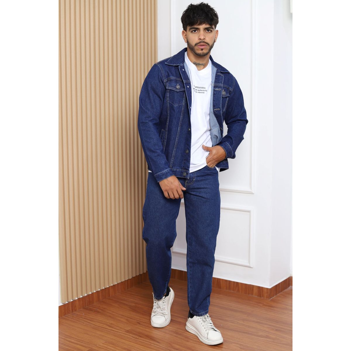 QH - Casaca Denim Clásica para Hombre