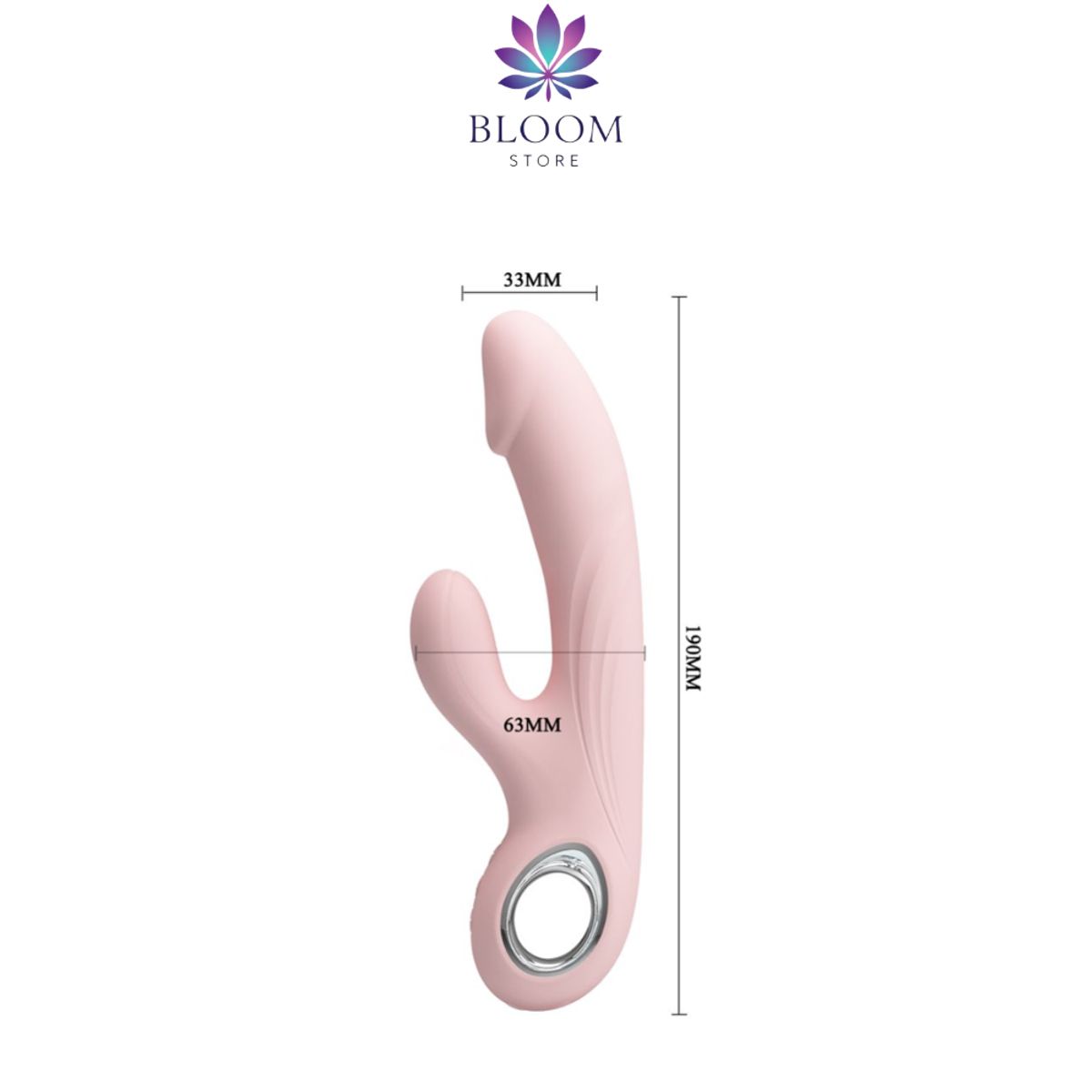 PRETTY LOVE - VIBRADOR SELENE 5 NIVELES DE VELOCIDAD Y 7 FUNCIONES +REGALO
