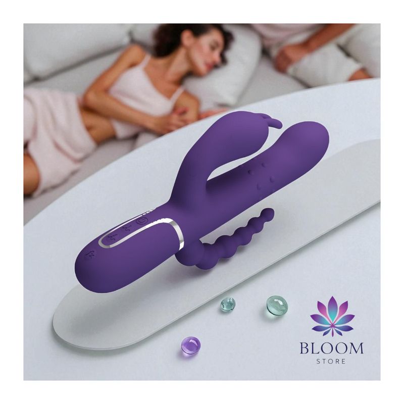 PRETTY LOVE - VIBRADOR SEXUAL TRIPLE TWINKLED PRO +REGALO