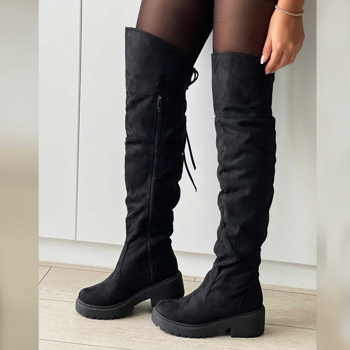GENERICO - BOTA LARGA LORE CON INTERNO POLAR PARA MUJER