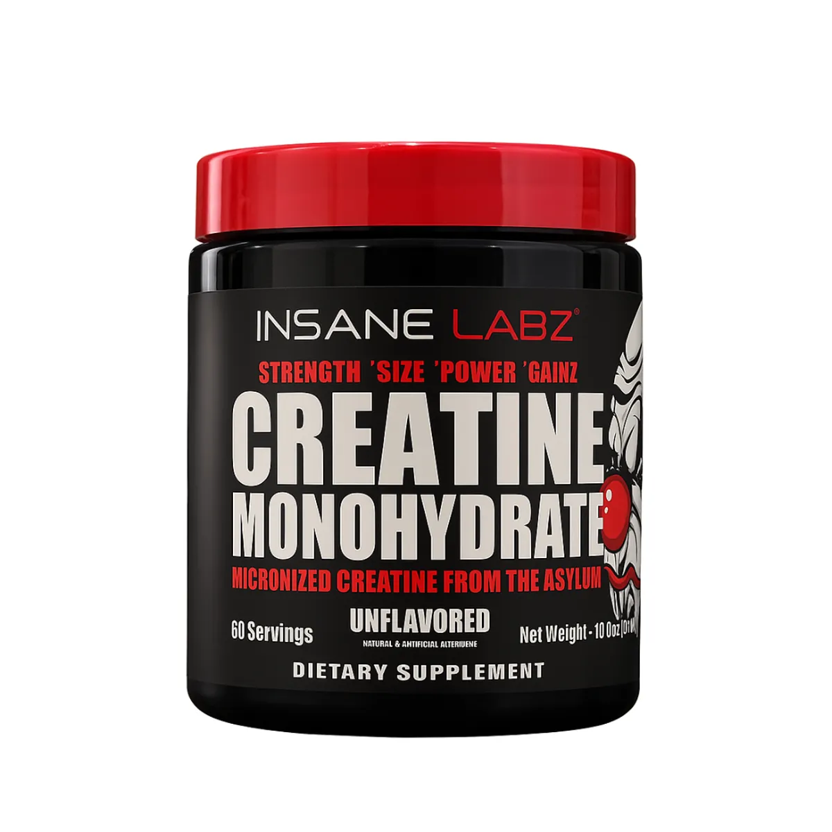 INSANE LABZ - Creatina Insane Labz 300 g - 60 servicios