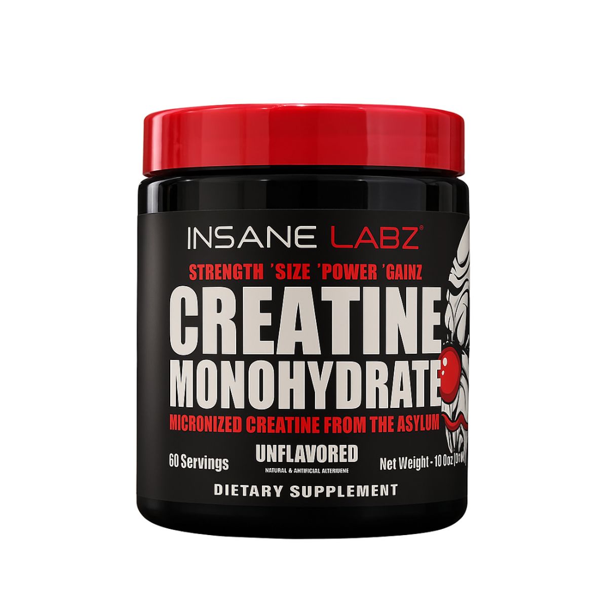 INSANE LABZ - Creatina Insane Labz 300 g - 60 servicios