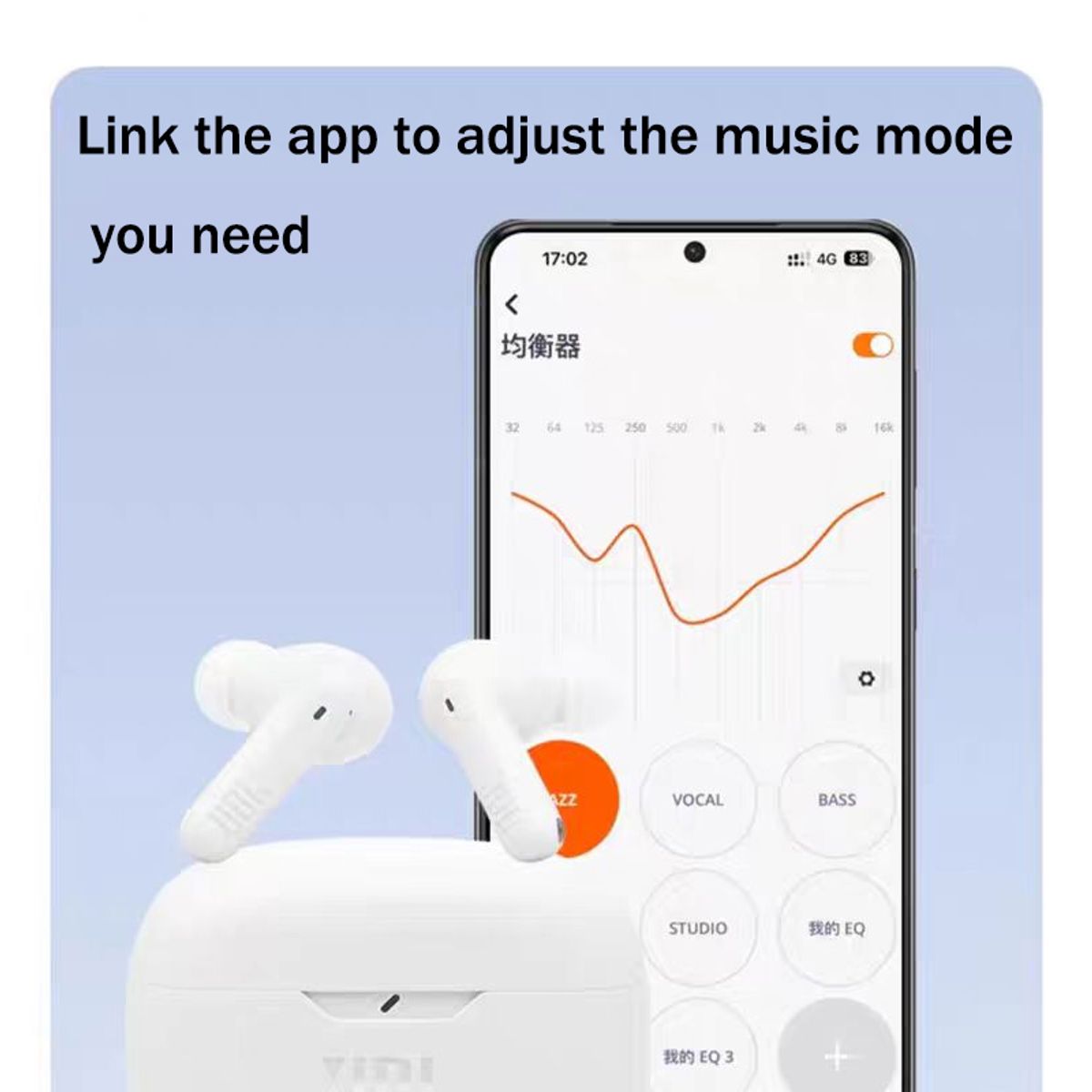 JBL - Audífonos Bluetooth JBL WAVE BEAM 2--Blanco