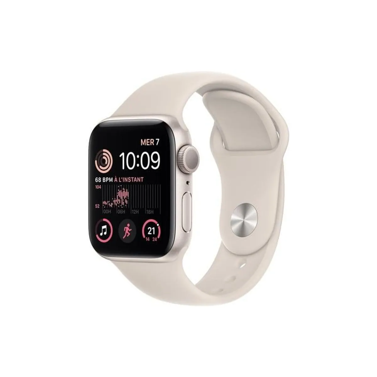 APPLE - Apple Watch Series 9 GPS 41mm  Blanco estrella Reacondicionado Grado A