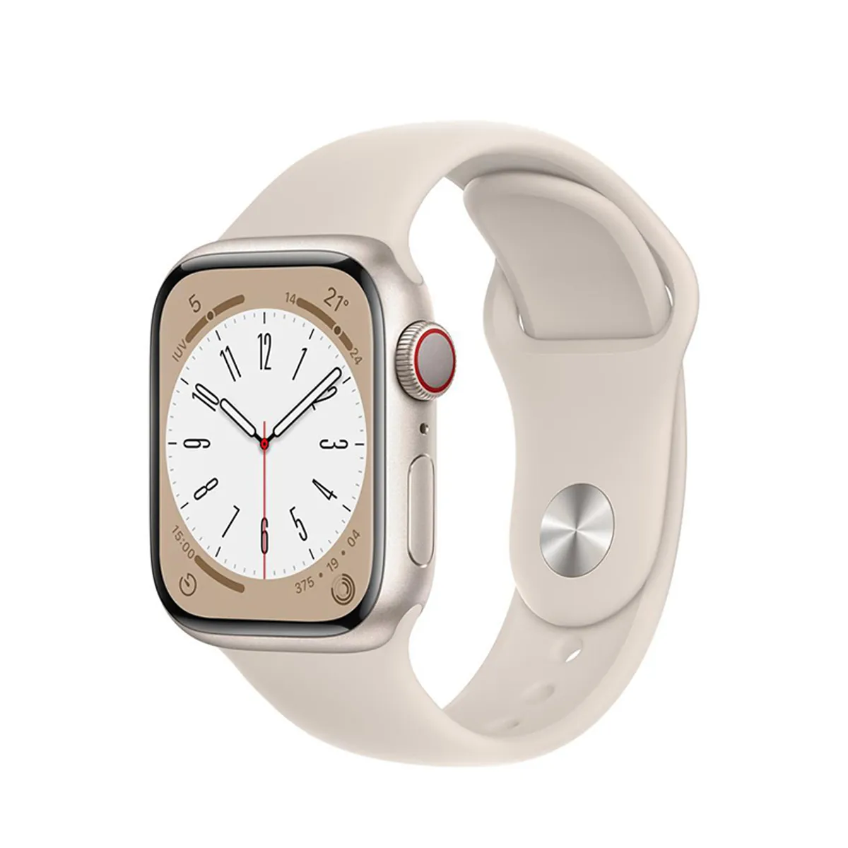 APPLE - Apple Watch Series 8 GPS 45mm  Blanco estrella Reacondicionado Grado A