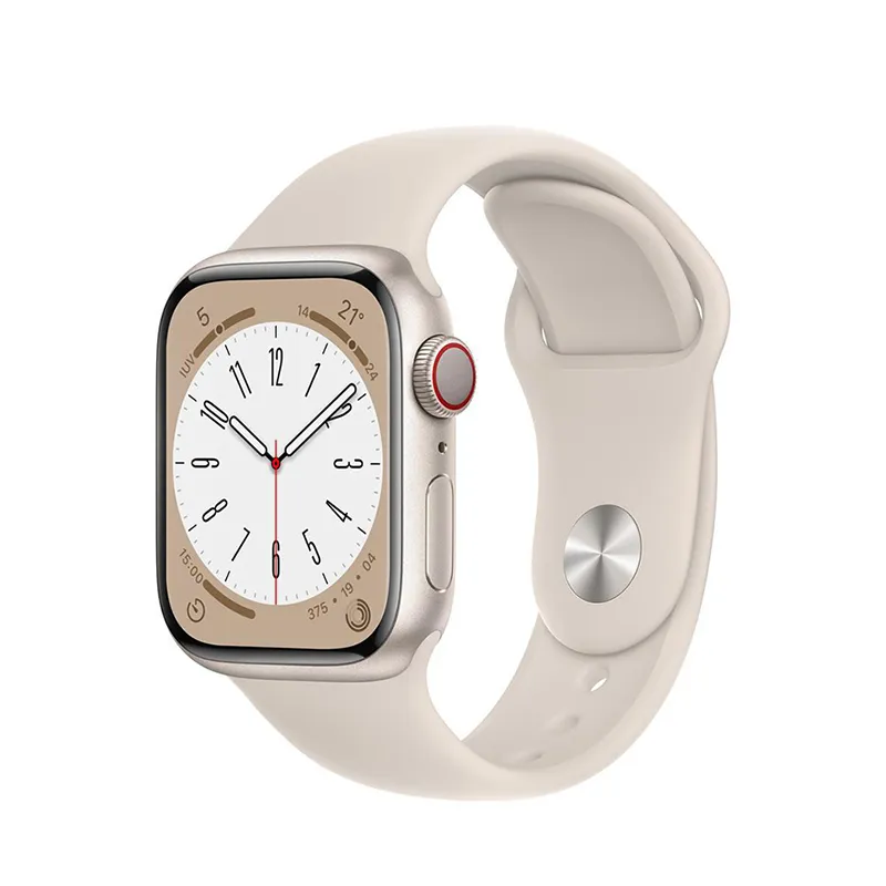 APPLE - Apple Watch Series 8 GPS 45mm  Blanco estrella Reacondicionado Grado A