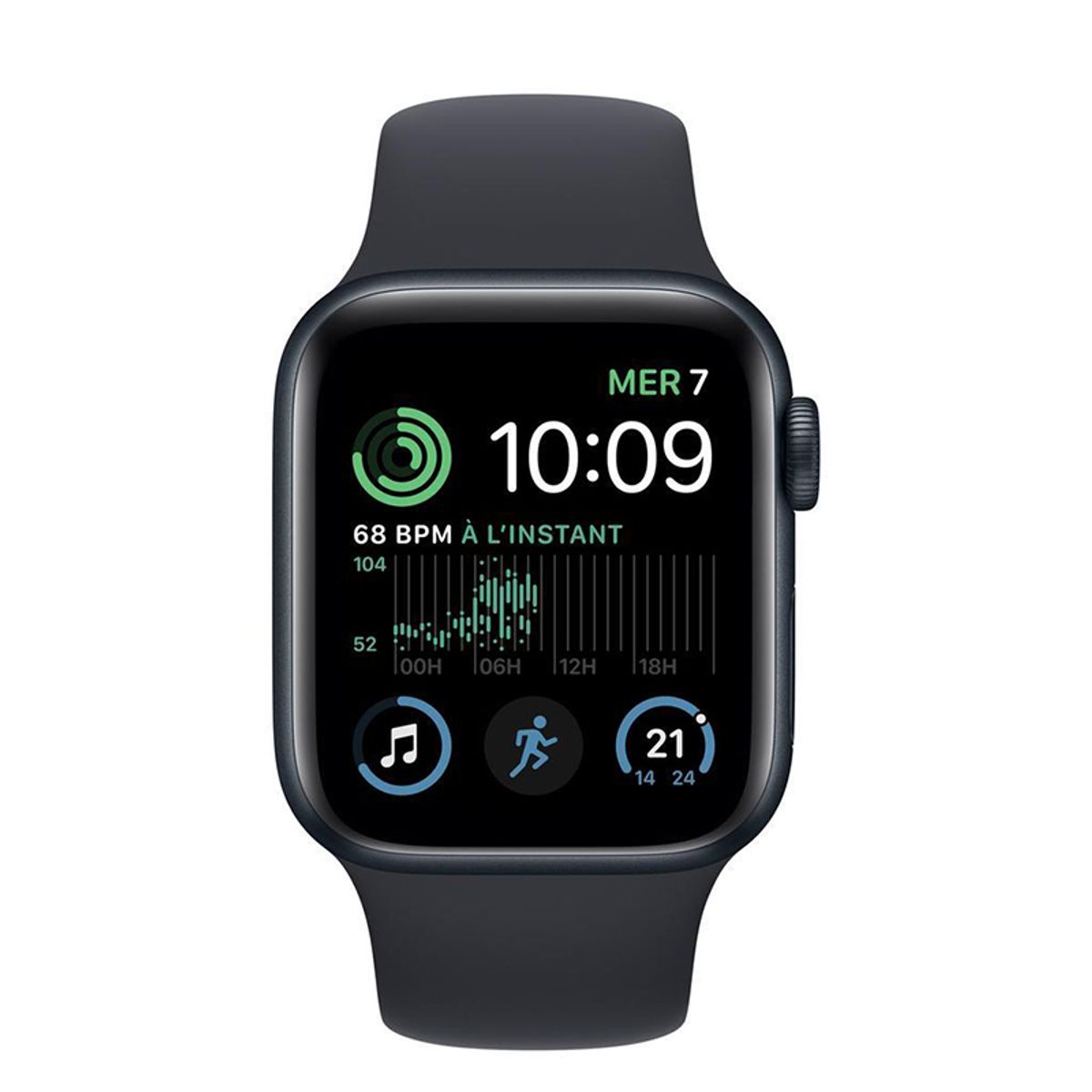 APPLE - Apple Watch Series SE 2 GPS 40mm Negro Reacondicionado Grado A