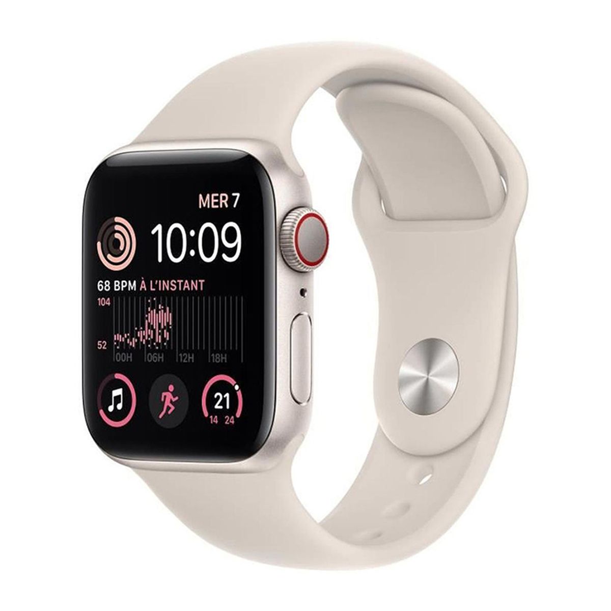 APPLE - Apple Watch Series SE 2 GPS 40mm Blanco estrella Reacondicionado Grado A