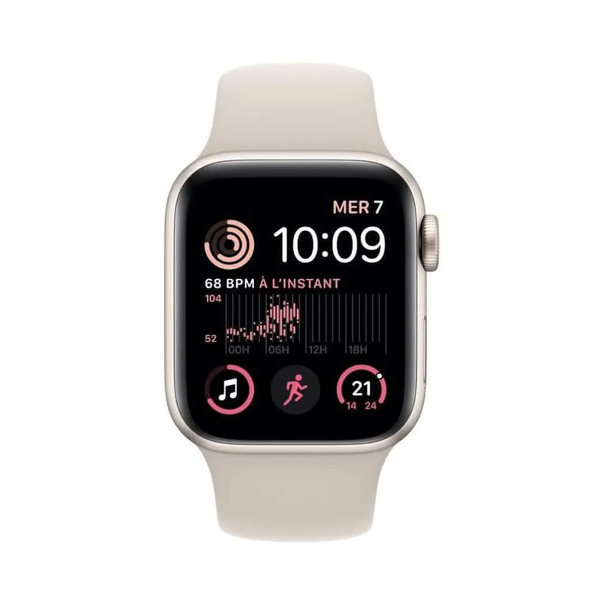 APPLE - Apple Watch Series SE 2 GPS 40mm Blanco estrella Reacondicionado Grado A
