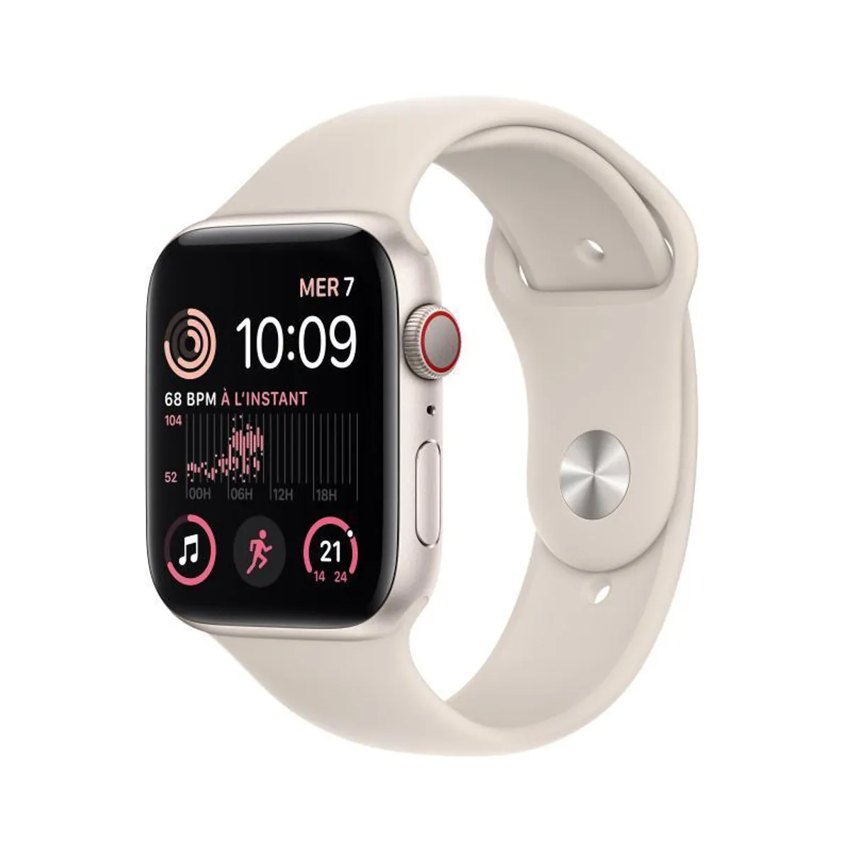 APPLE - Apple Watch Series SE 2 GPS 44mm Blanco Reacondicionado Grado A