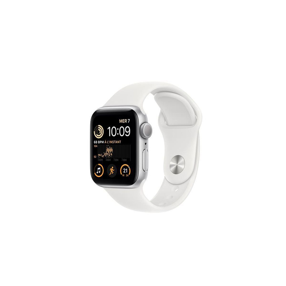 APPLE - Apple Watch Series SE 1 GPS 40 mm Plata Reacondicionado Grado A