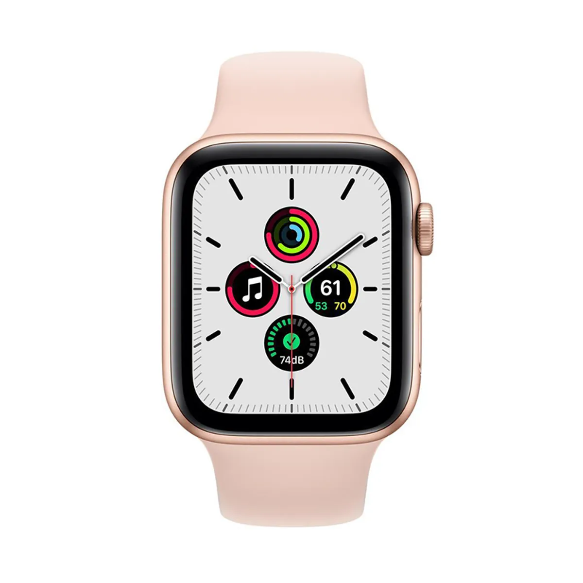 APPLE - Apple Watch Series SE 1 GPS 44 mm Aluminio Oro Rosa Reacondicionado Grado A