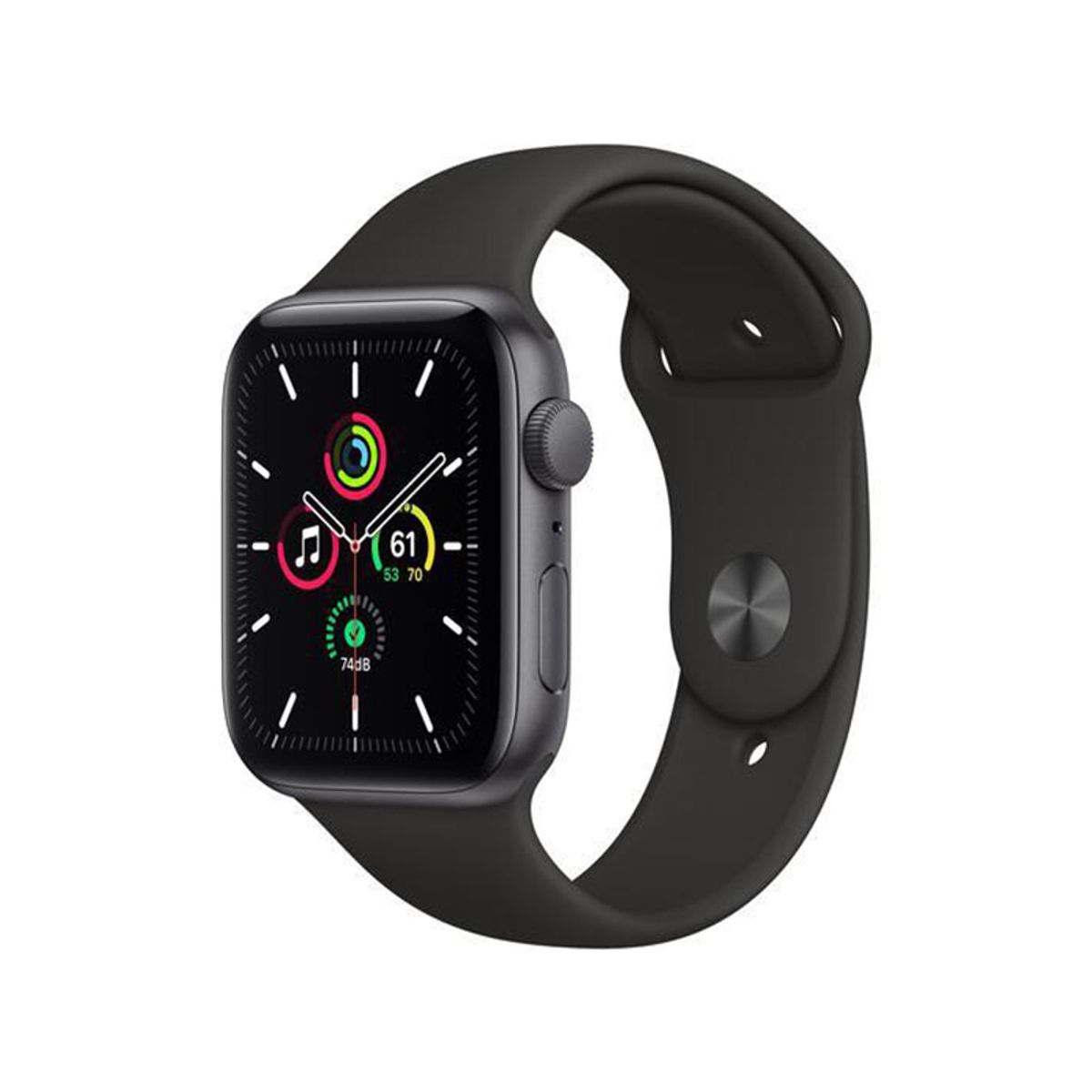 APPLE - Apple Watch Series SE 1 GPS 44 mm Aluminio Gris espacial Reacondicionado Grado A