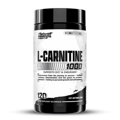 L-Carnitine 1000, 120 Cápsulas Carnitina Nutrex - Tienda Física GENERICO