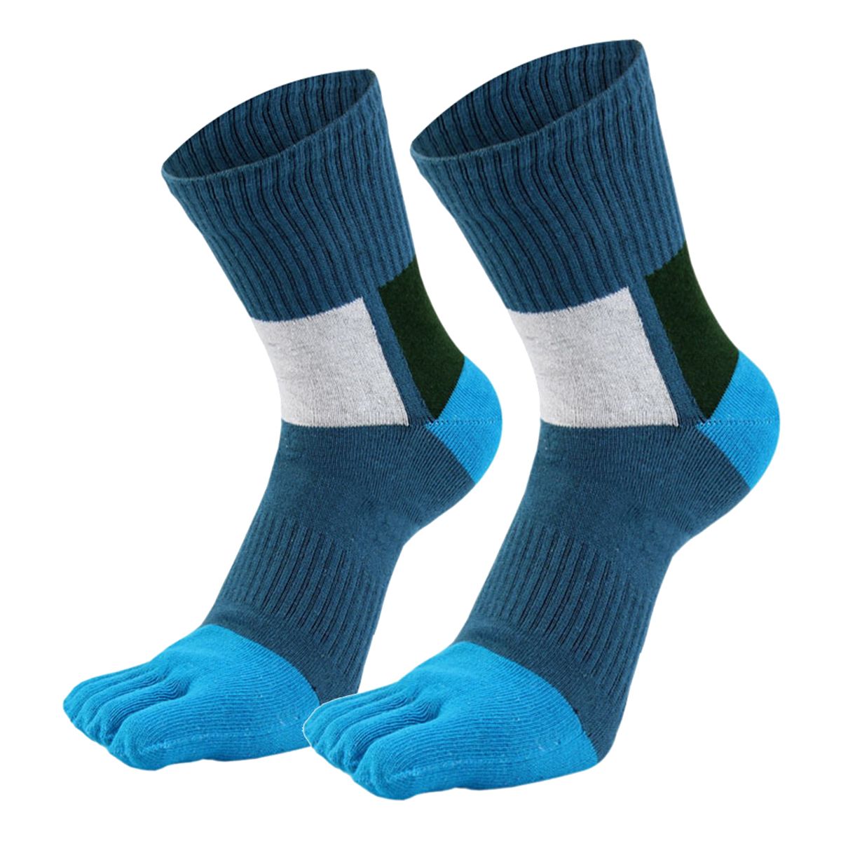 ZIMRAHYG - Calcetines Del Dedo Del Pie Deportivos Correr 2 Pares