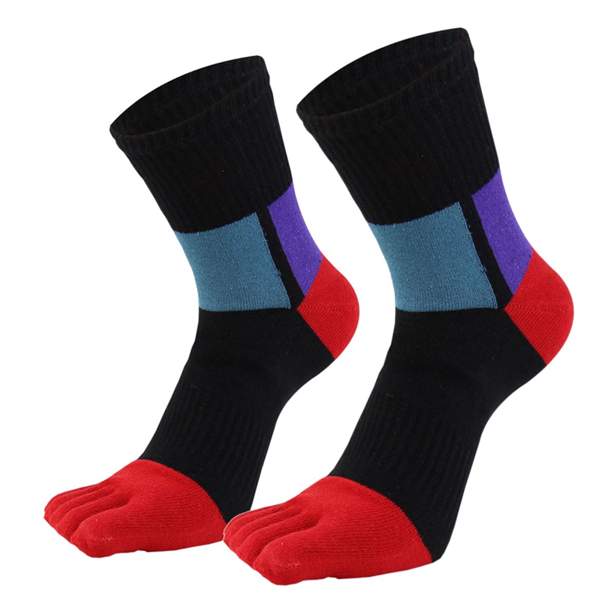 ZIMRAHYG - Calcetines Del Dedo Del Pie Deportivos Correr 2 Pares