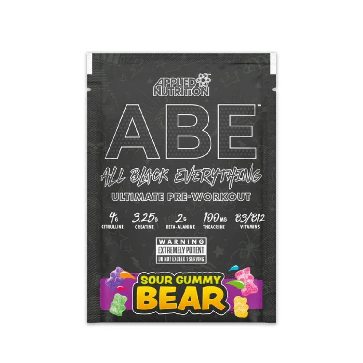 APPLIED NUTRITION - Pre Entreno ABE 50 servicios - sour gummy bear