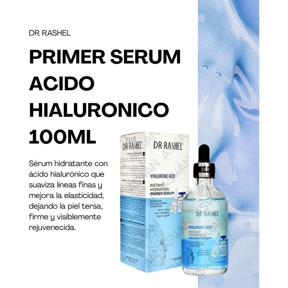GENERICO - Serum Ácido Hialuronico 100ml - DR RASHEL