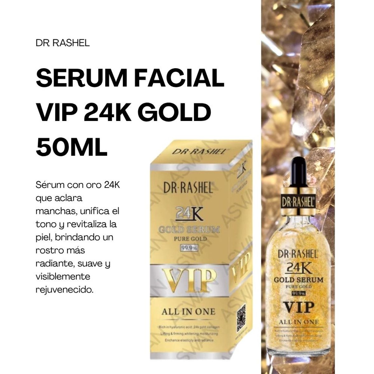 GENERICO - Serum De Oro 24K 99% Blanqueador 50ml - DR RASHEL