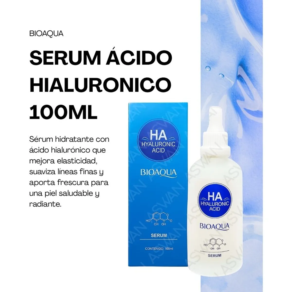 BIOAQUA - Serum Ácido Hialuronico 100ml - BIOAQUA