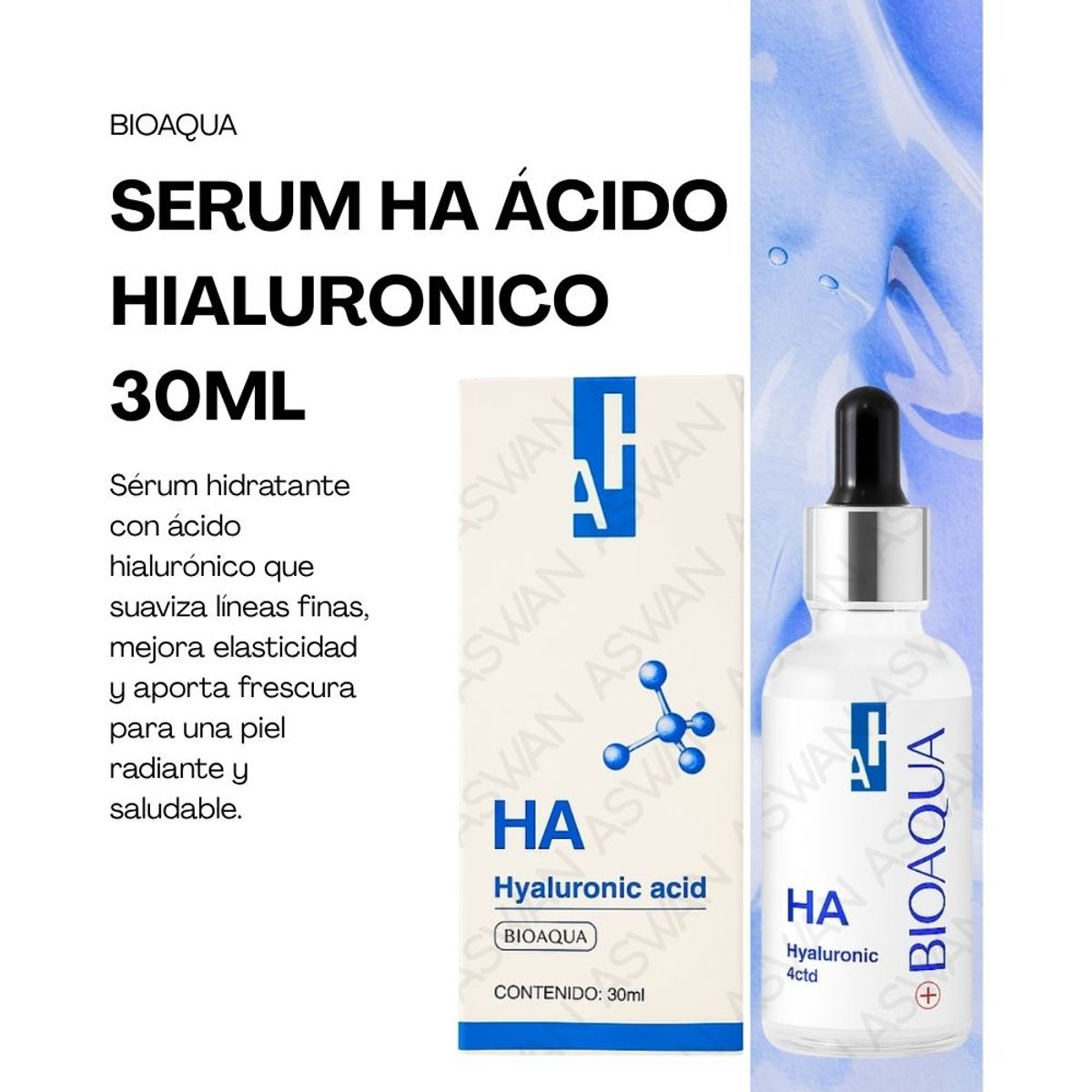 BIOAQUA - Serum HA Ácido Hialuronico 30ml - BIOAQUA
