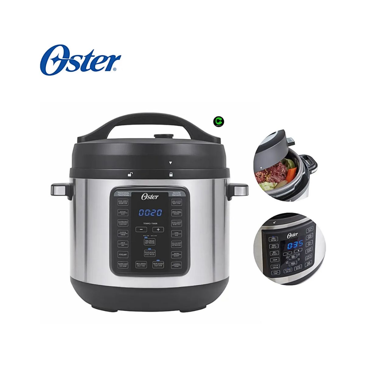 OSTER - Olla Multifunción a PRESION Oster de 5.7 Litros CKSTPCEC6801
